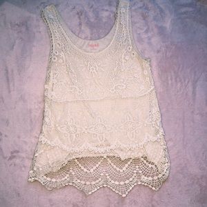 Lace Mudd top.